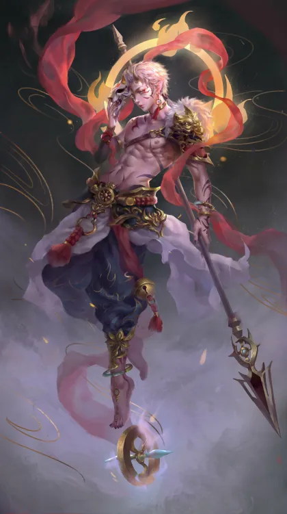 Nezha, el dios guerrero y protector en la mitología china
