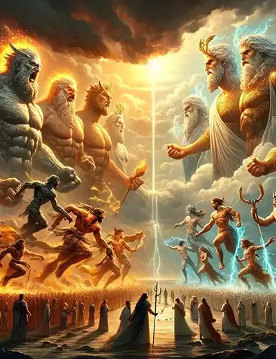 Guerras de los dioses griegos