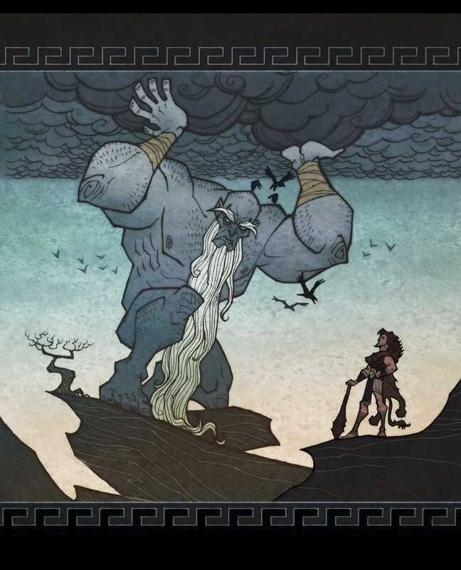 atlas titan mitología griega