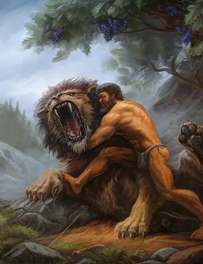 el león de nemea mitología