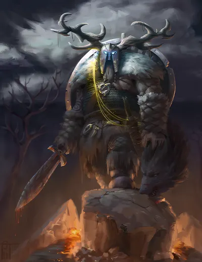 Vidar dios Nórdico